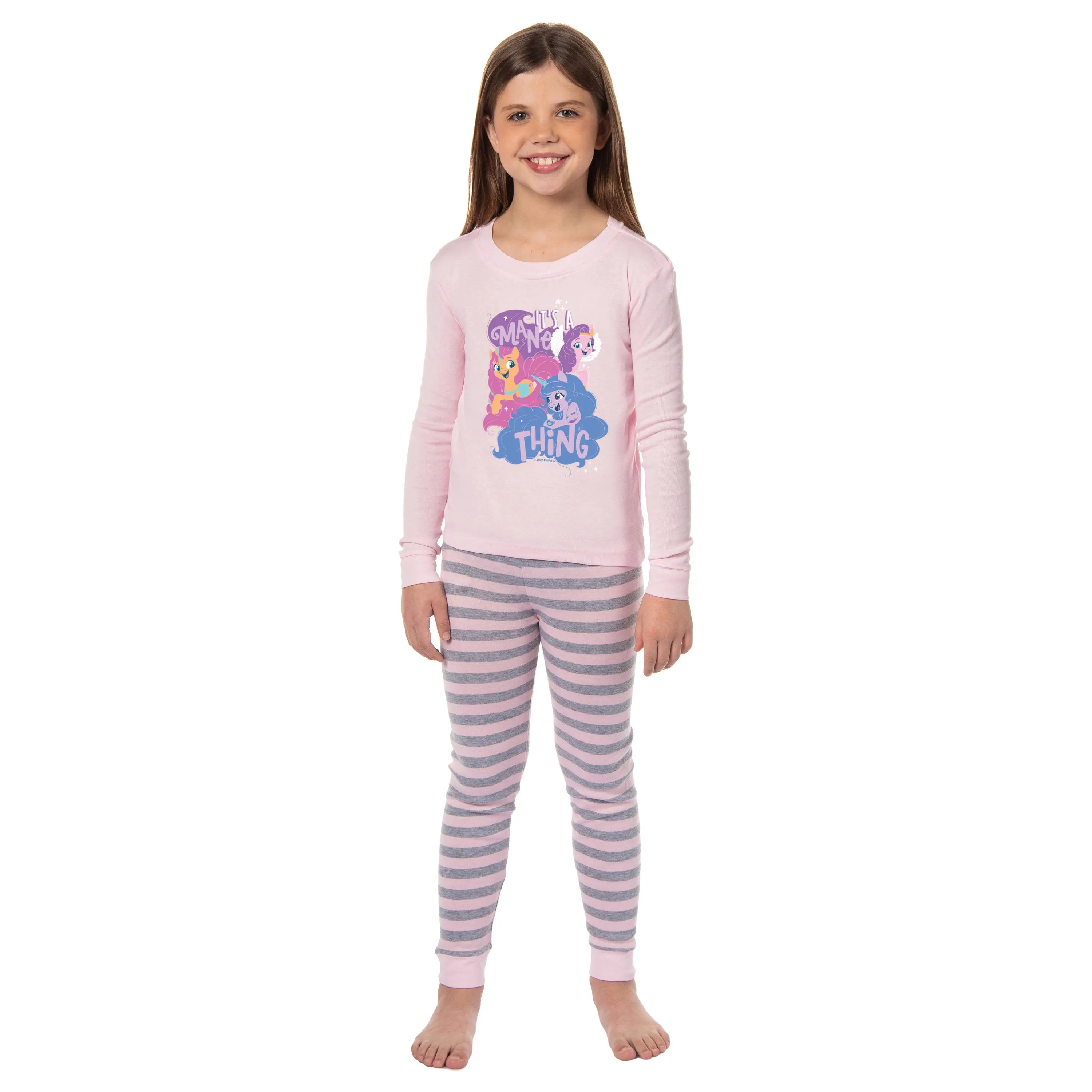 My Little Pony: A New Generation Girls' It's A Mane Thing Tight Fit Sleep Pajama Set