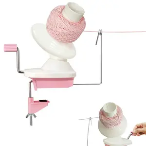 Small Home Yarn Winder Machine, Hand Operated Yarn Ball Organizer, Manual Yarn Knitting Winding Tool, Ideal for DIY Crafts