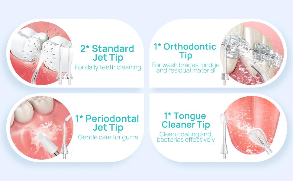 COSLUS CX20 Water Flosser For Teeth Cleane: Portable Cordless Oral Irrigator 300ML, 5 Nozzle,Multimodes, Rechargeable,IPX7 Waterproof for whitening tablets,Tongue Scraper Water Flosser For Braces,water flosser for tonsil stones/tartar, Oral Plaque Remover COSLUS CX20 Water Flosser For Teeth Cleane: Portable Cordless Oral Irrigator 300ML, 5 Nozzle,Multimodes, Rechargeable,IPX7 Waterproof for whitening tablets,Tongue Scraper Water Flosser For Braces,water flosser for tonsil stones/tartar, Oral Plaque Remover