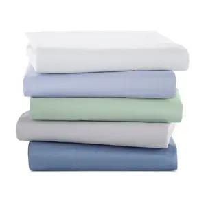 Clean Design Home® Supima™ Cotton Percale Sheet Set-Solid Color