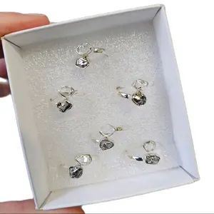 Herkimer Diamond and Meteorite Ring