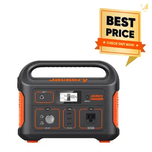 Jackery Portable Power Station Explorer 500 For Winter travel-ready, 518Wh Outdoor Solar Generator Mobile Lithium Battery Pack with 110V/500W AC Outlet (Solar Panel Optional) for Home Use, Emergency Backup,Road Trip Camping power emergency  generator