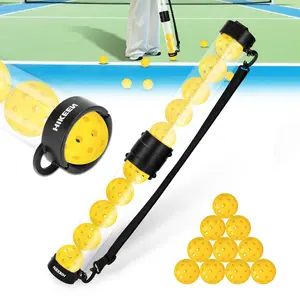 Hikeen Durable Pickleball Ball Retriever,Quick Pickup & Storage Pickleball Tube with Shoulder Strap for Pickleballs Accessories