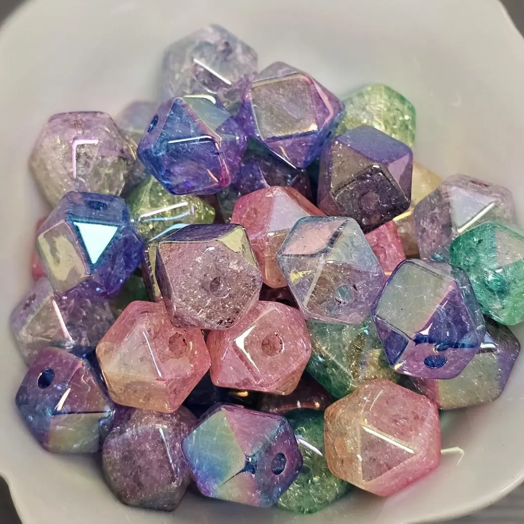 Crackle Hexagonal CM1096022 50pcs