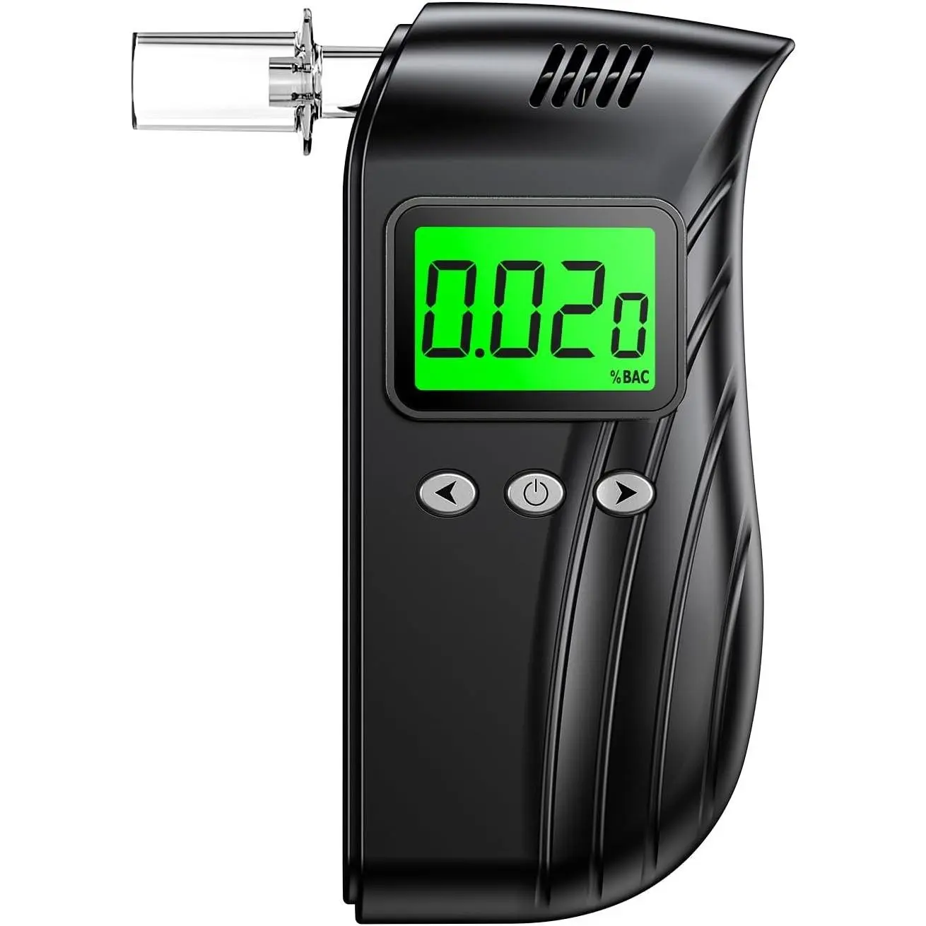 Breathalyzer, Breathalyzers for Alcohol with LCD Digital, Display Alcohol Breathalyzer Tester for Home Use, Portable Breathalyzer with 10 Mouthpieces and Carrying Case