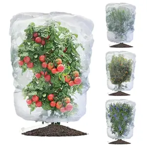 HOMEYA 2/4 Pack Garden Plant Fruits Tree Netting, 3.3Ft x 2.7Ft Mesh Bird Netting for Garden Protection Mosquito Net Plants Covers for Shrubs Flowers Tomato Vegetables Blueberry Bushes