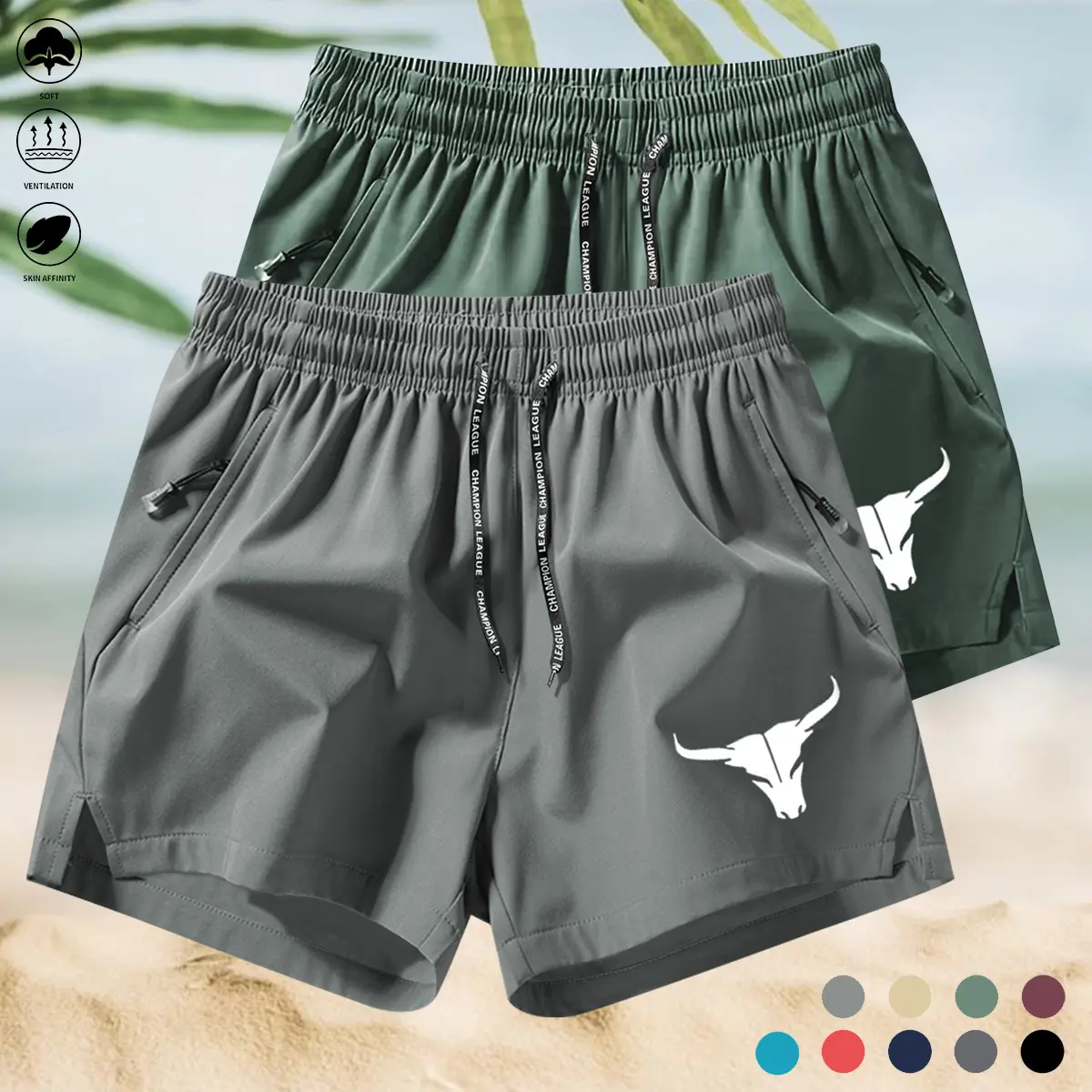 Light Gray + Army Green