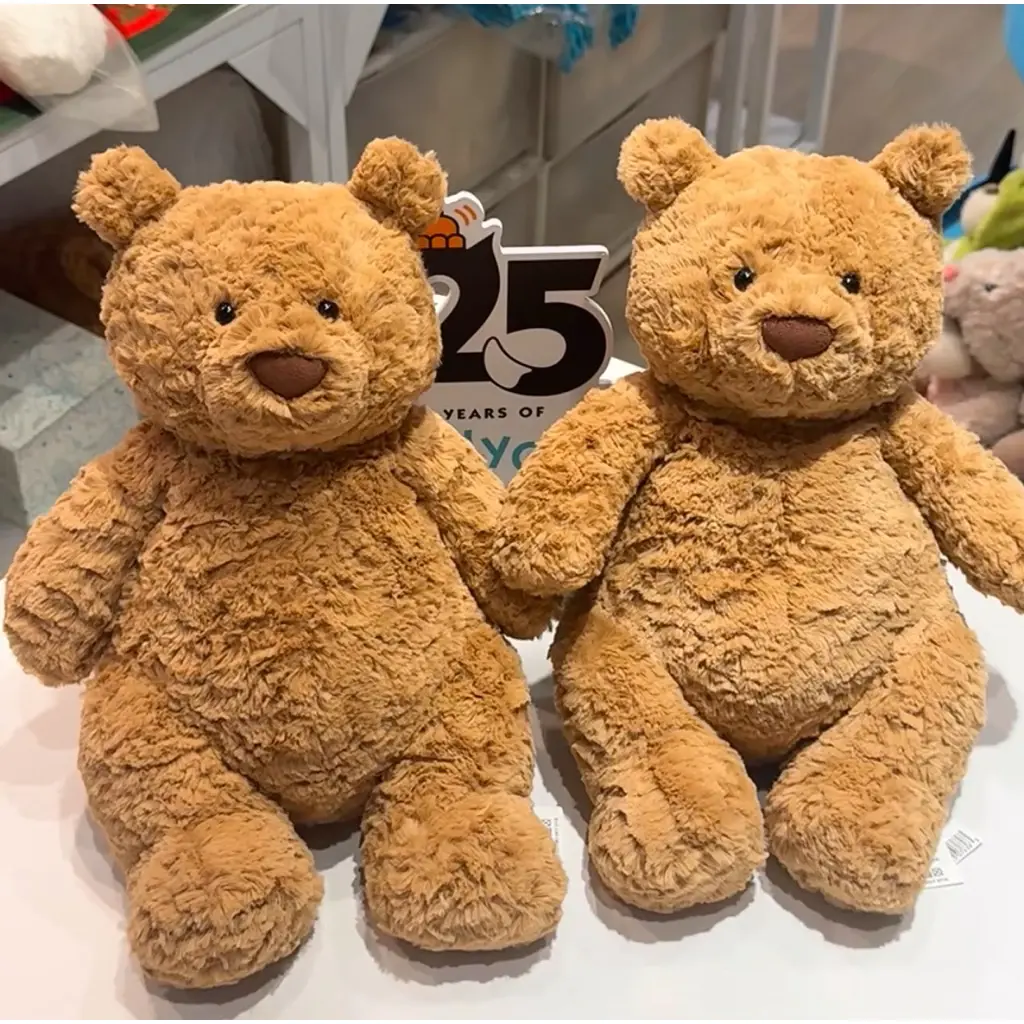 Jellycat Bartholomew Bear Plush 40cm, Soft Brown Teddy Bear Stuffed Animal, Cute Cuddly Bear Doll Gift for Kids Girls Boys, Birthday Baby Shower Nursery Decor