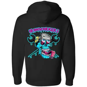 Ironworker Pullover Hoodie,  Ironworker Husband, Dad Gift, Union Proud, Welder, Ironworker Clothing, Ironworker Trade, Blue Collar Shirt