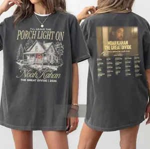 Noah Kahan I'll Leave The Porch Light Tour 2026 T- Shirt, Noah The Great Divide tshirt, NK Concert Tee, Gift for Fan, Merch Gift, Trending 2026