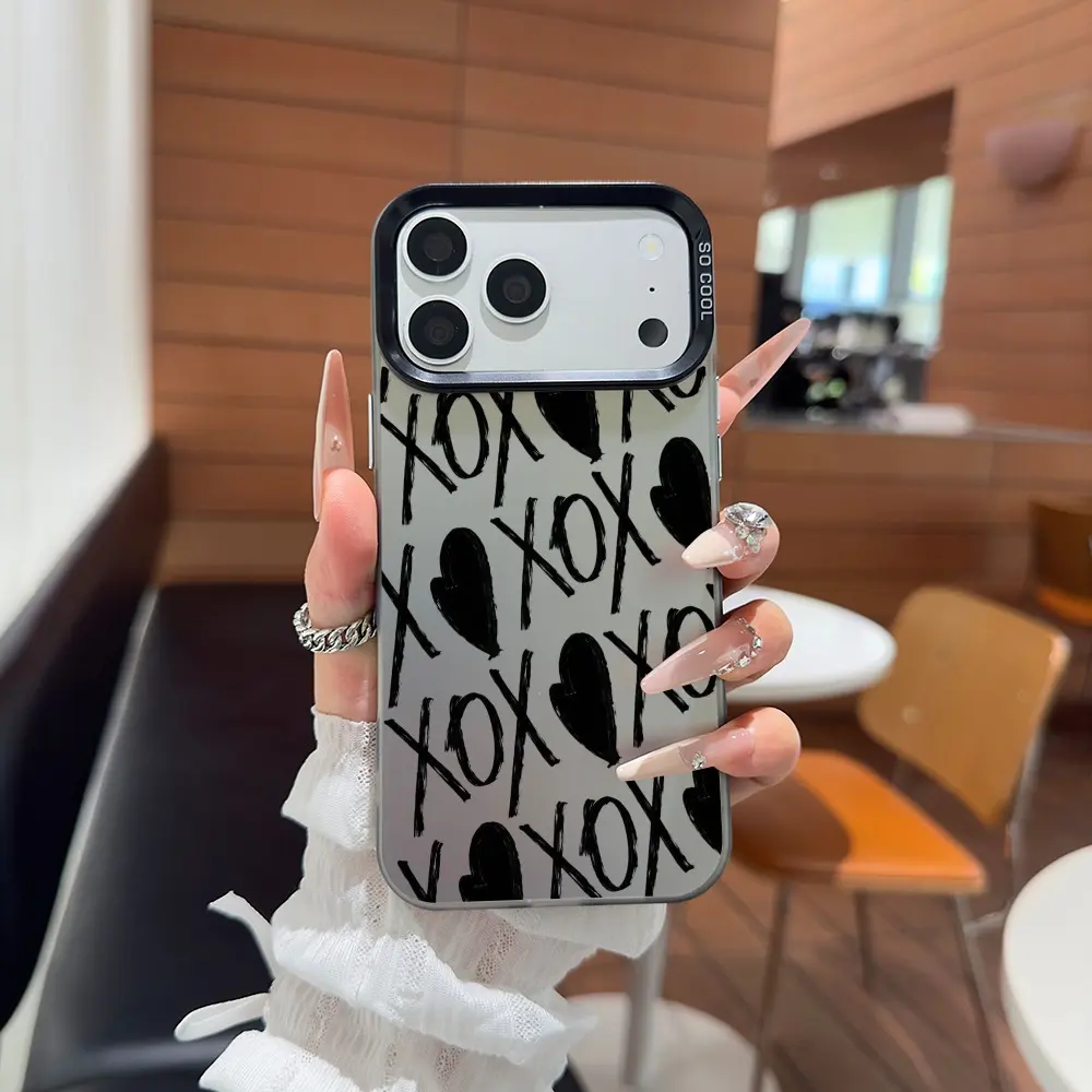 XOXO LOVE Design Mobile Phone Case 360 Protection for iPhone 17 Pro Max/16 Pro Max /15Pro Max 15/14/13/12 & Samsung S26 /S25Ultra Great Gift, Smartphone, Handheld, Cellphone