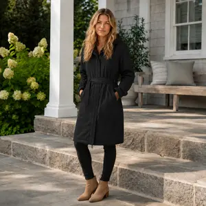 Reversible Faux Fur Coat Clearance | Warm Longline Lapel Outerwear Final Sale