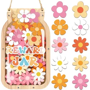 61 count Daisy  Reward Jar for , Potty  Behavior  Reward Chart and Chore Chart Behavior Reward Jar for Boys Girls  Classroom School Motivate Responsibility