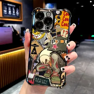 Hot Anime S-Soul Eater Phone Case Suitable for iPhone 17 Air 16 15 14 13 12 11 Pro Max Plus Samsung S26 S25 S24 S23 S22 Plus Ultra Anti Fall Transparent Soft Back Cover