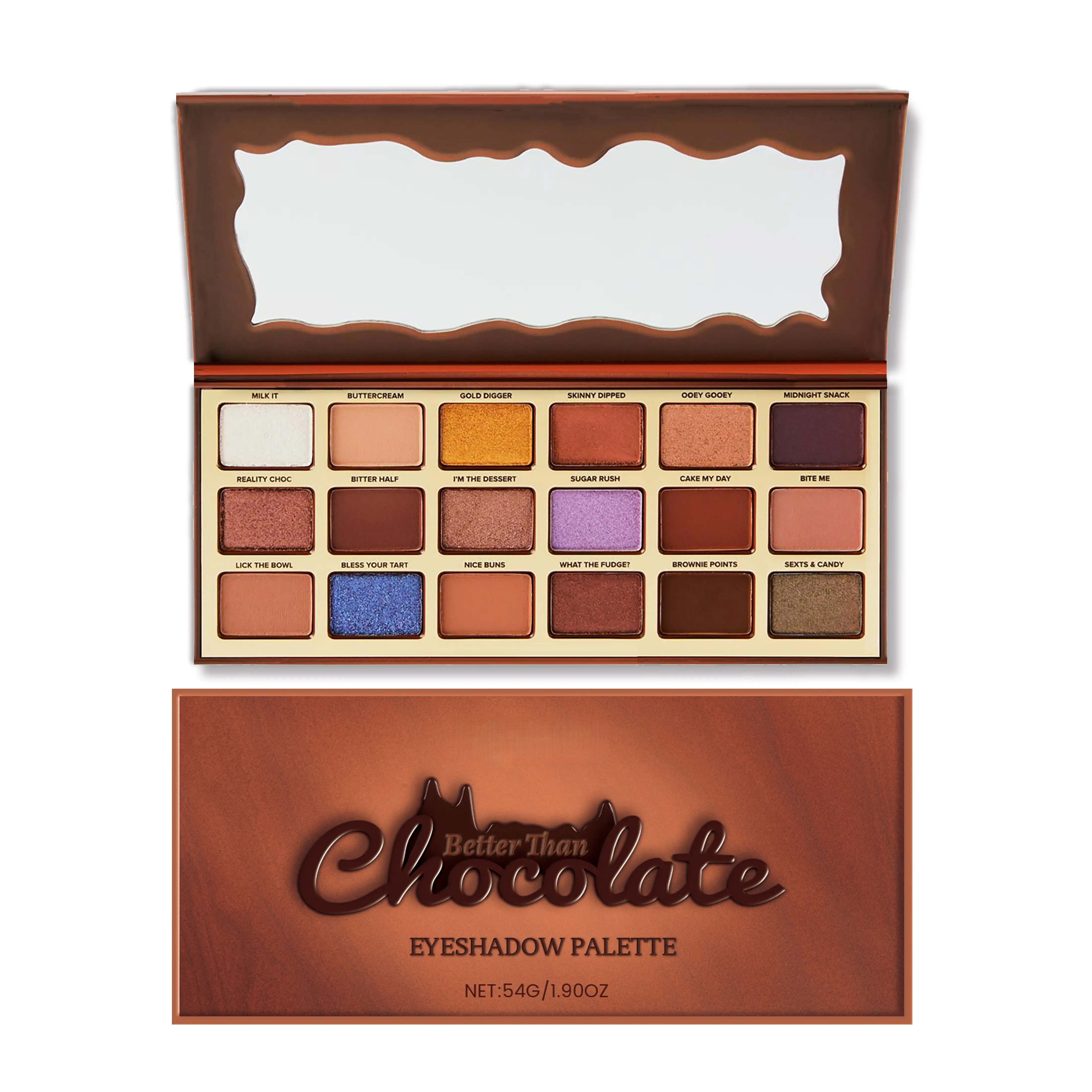 Born This Way Sunset Stripped Eye Shadow Palette Colors Chocolate Eyeshadow Palette Matte Shimmer Metallic High Pigmented Nude Neutral Warm Brown Eye Shadow Pallet Makeup Kit with Mirror Eyeshadow Makeup chep gloss Duo Chrome