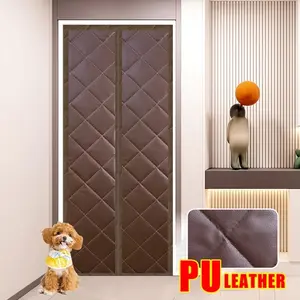 Magnetic Door Curtain Auto Close No Drilling Required, Ideal for Sliding & Interior Doors, Pet Privacy Screen, Modern Design