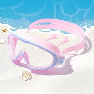 Adjustable Anti-fog Swimming Goggles Swim Glasses for Children, 1 Pair Waterproof Leak-proof Kids Swimming Goggles, Swimming Accessories for Pool Beach Summer