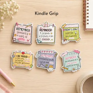 Cute Teacher Reminder Kindle Grip Magnetic MagSafe Phone Grip Stand, Pastel Teacher Quote PopSocket for Kindle & Phone Gift