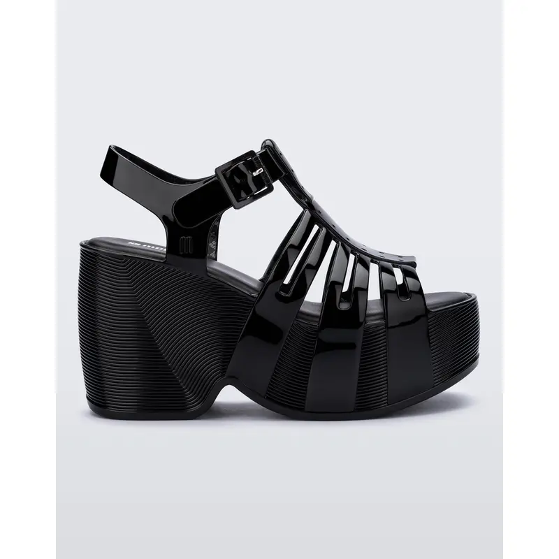 Melissa Station 79 Women's Stylish Buckle Platform Heel Sandals, Comfortable Heels, Statement Shoes for Women