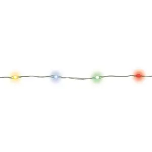 Celebrations 9080836 66 ft. LED Micro Dot & Fairy 200 Bulb String Christmas Light, Multi Color