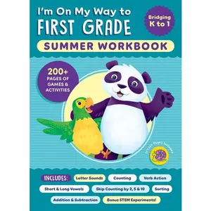 I'm on My Way to First Grade Summer Workbook