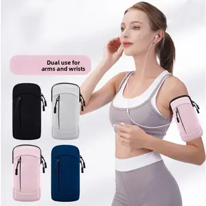Men Women Sports Workout Waterproof Lightweight Wristband Arm Bag Phone Arm Sleeve Phone Bag