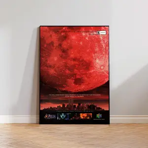 2000 The Legend of Zelda Majora_s Mask N64 Print Poster