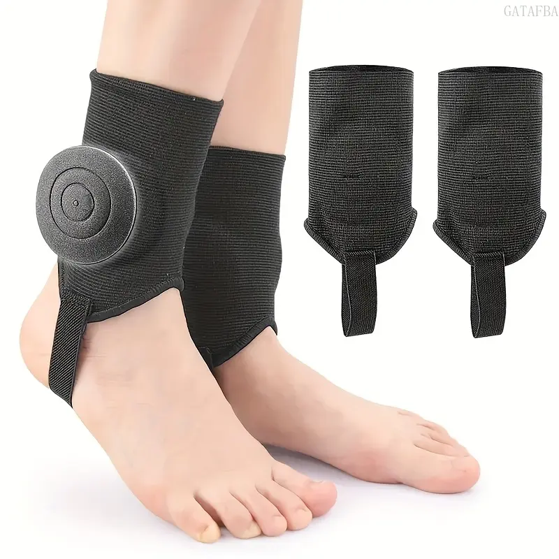 2Pcs New Unisex Anti‑Sprain Soccer Ankle Brace S/M/L Non‑Slip Stable Breathable Lightweight Ankle Support Protector For Adult Teen Summer League Training Camp Club Team Sports Activities