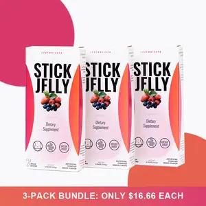 【3 boxes】LeafWhishpr Stick Jelly – Packed with 25 plant extracts, 9 vitamins, and antioxidants. A convenient on-the-go solution for maintaining a balanced diet and active lifestyle.