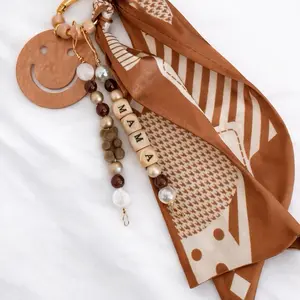 Cute neutral keyring or bag charm