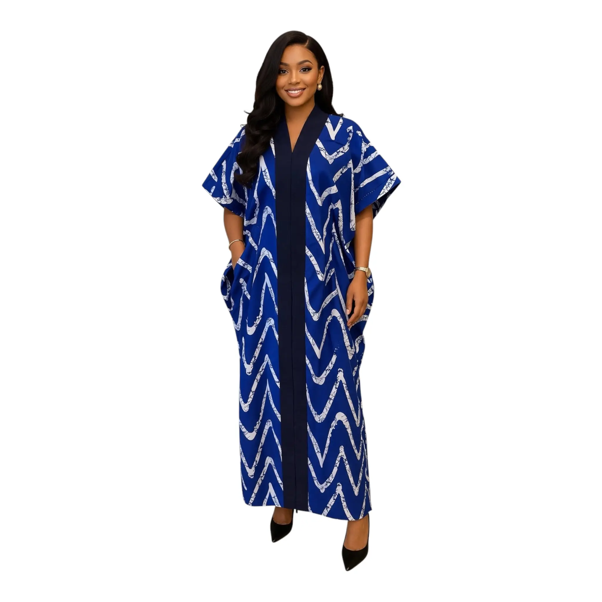 Royal Blue and White