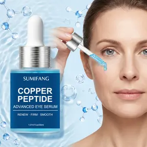 Copper Peptide Eye Serum for All Skin Types, Revitalizes and Tightens Under Eyes, Reduces Dark Circles and Puffiness, Gift for Mother's Day