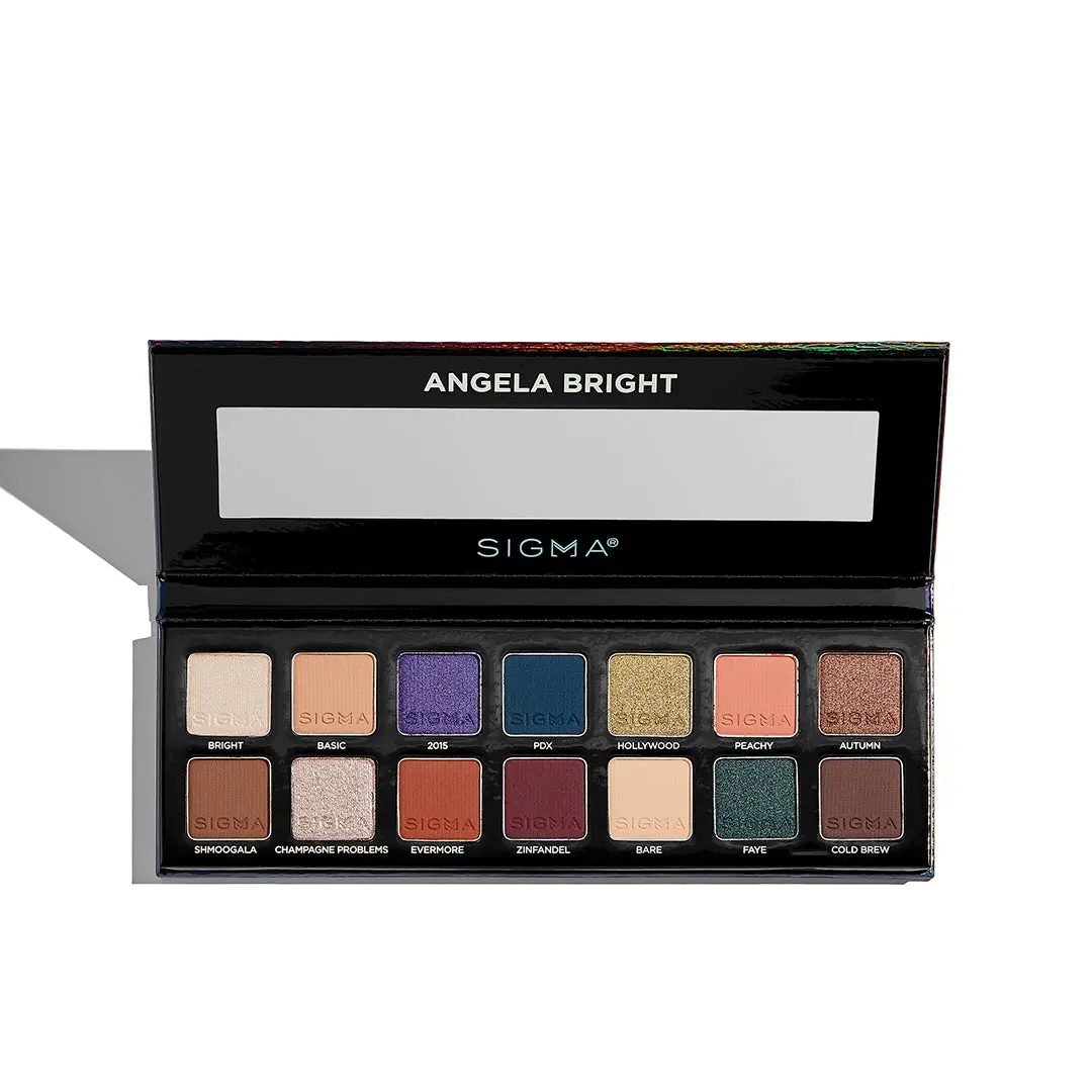 Sigma Beauty Sigma x Angela Bright Eyeshadow Palette Sigma Beauty Sigma x Angela Bright Eyeshadow Palette