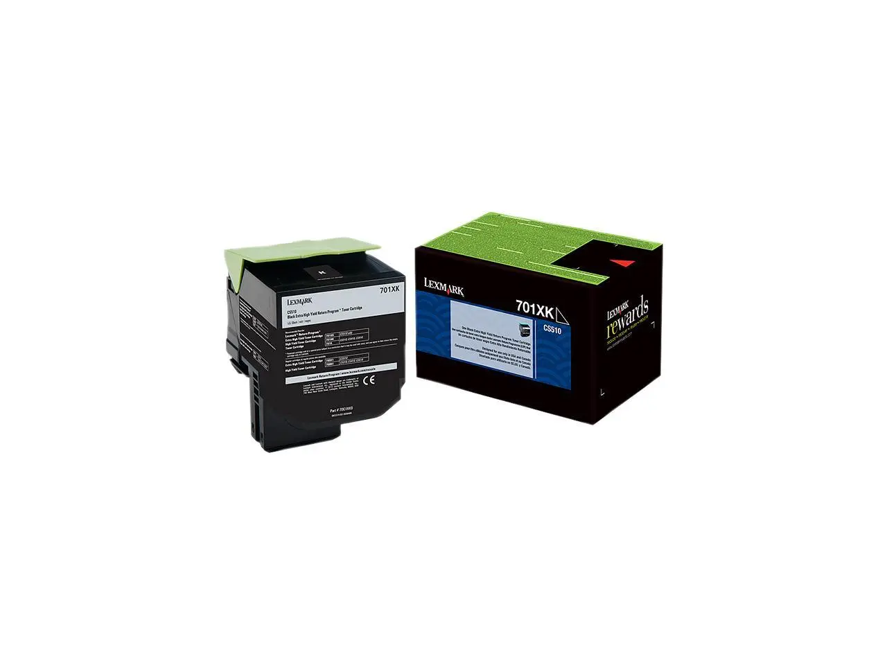 Lexmark 70C1XK0 Extra High Yield Return Program Toner Cartridge - Black