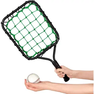 Baseball Fungo Racket Light Weight Bat Racket 12 oz Fungo Bat Baseball  Equipment for Coaches Youth Parents Drills Control and Accuracy Practicing, Black Green