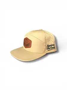 Field Tan 7 Panel Hat (OG Logo)