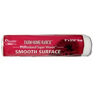 212 MAIN Premier Paint Roller - Z Pro 9x3/16" F&R Pro Cover (FHR00155), Super Woven, Lint-Free, Shed-Resistant for Interior/Exterior Paint Applications
