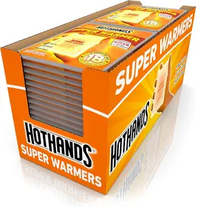 Body & Hand Super Warmers - Long Lasting Safe Natural Odorless Air Activated Warmers - Up to 18 Hours of Heat - 40 Individual Warmers