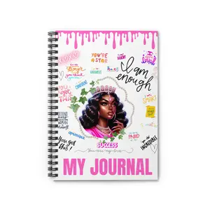 Empowering Spiral Notebook - Positive Affirmations Journal, Motivational Writing, Gift for Her, Self-Care Diary, Inspirational Note Book