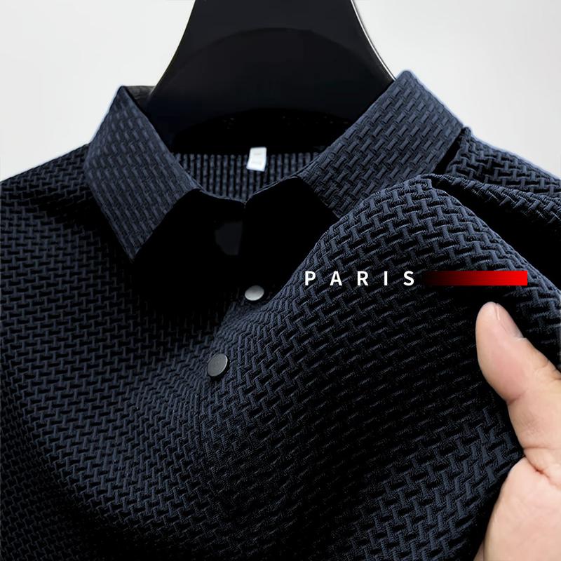 Fashion cool men's polo shirt, new button casual short-sleeved shirt men's clothing