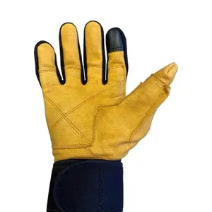 Model 425F Power Series Lifting Gloves with Wrist Wraps & Full Finger Protection
