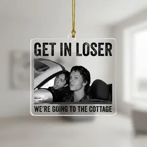Get In Loser We're Going To The Cottage Keychain, Ilya Rozanov and Shane Hollander Acrylic Keychain