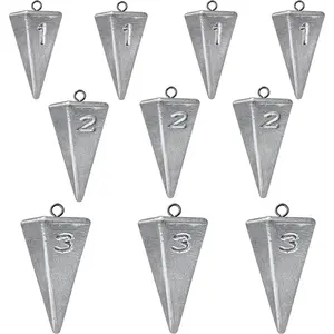 Fishing Weights Sinkers Pyramid Sinkers Surf Fishing Sinkers for Saltwater Fishing Gear Tackle 1oz 2oz 3oz 4oz 5oz 6oz 8oz 10oz 12oz 14oz 16oz