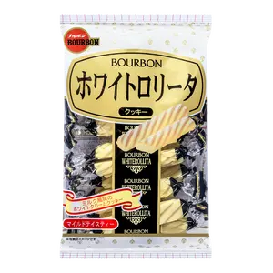 BOURBON White Rollita Cookies,3.7 oz BOURBON White Rollita Cookies,3.7 oz