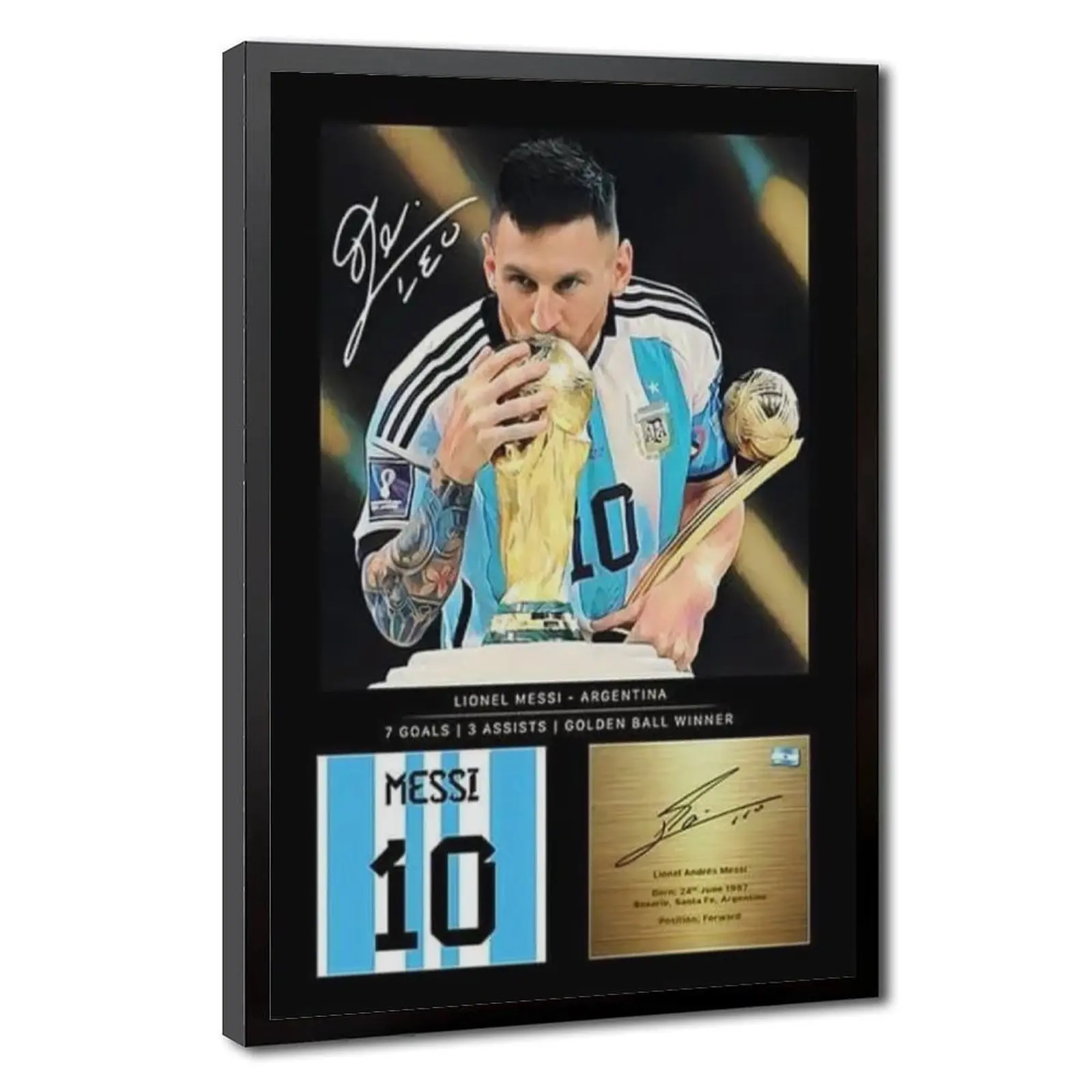 LIONEL MESSI 10, Inspirational Wall Art, Messi Poster, Pop Culture Icon, Football Legends Art, Framed CANVAS, Messi Gift, Sport Home Decor