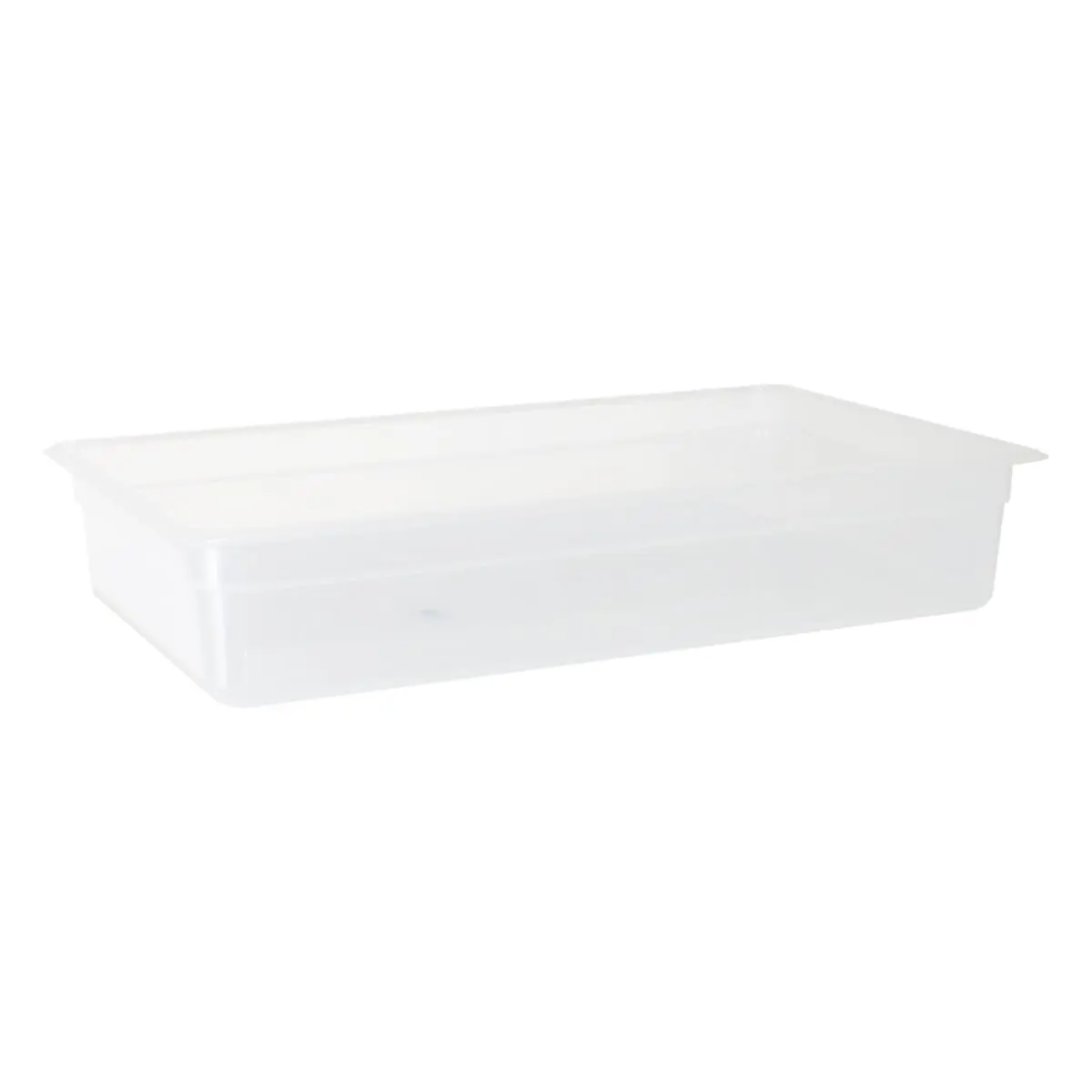 TrippNT 212 MAIN 4 in. Durable Chemical-Resistant Polypropylene Storage Tray with Lab Flow Racks & Carts, Translucent Plastic Bin for Boxes, Secure Containment & Getting Organized Home Supplies Organizer