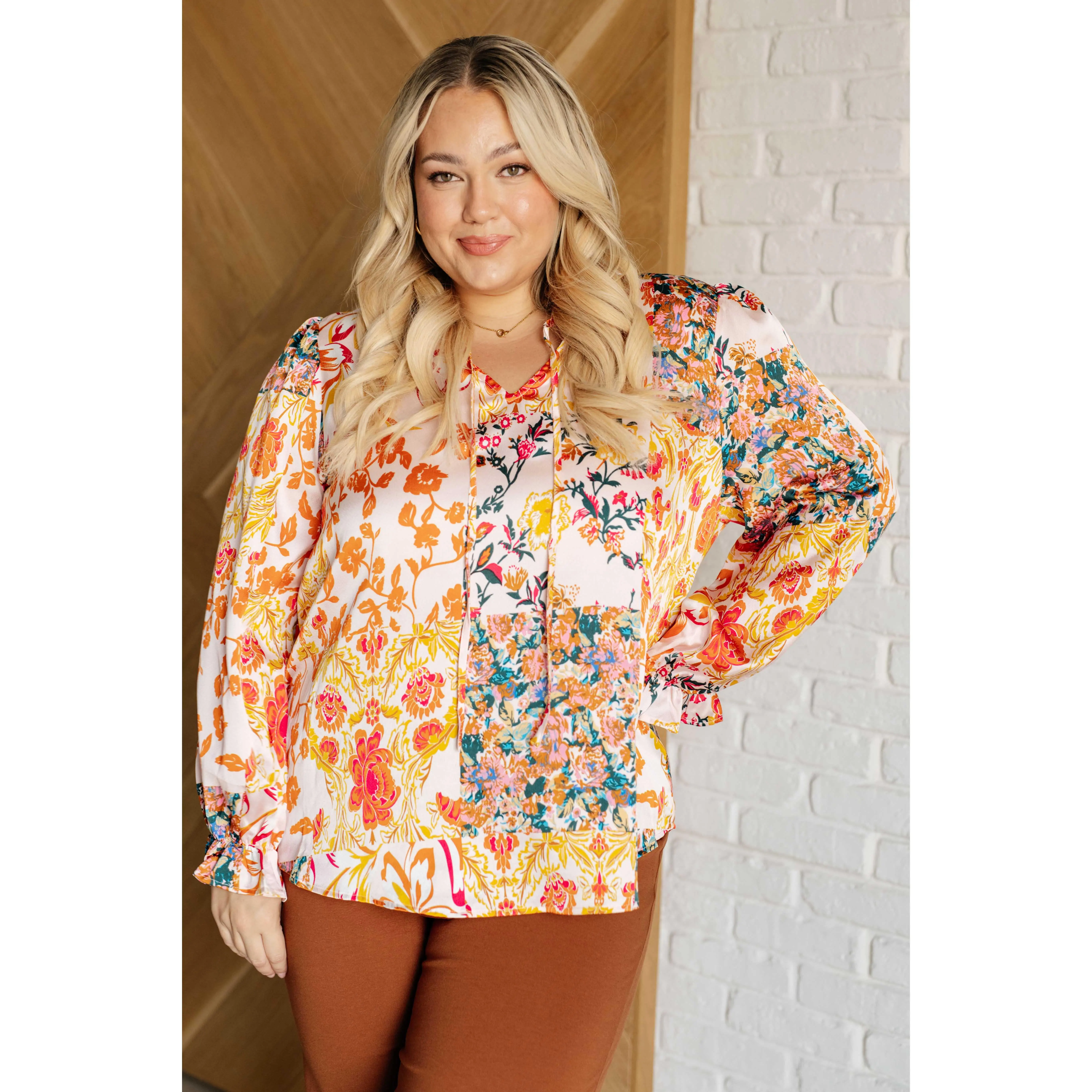 New Romantics Balloon Sleeve Boho Blouse
