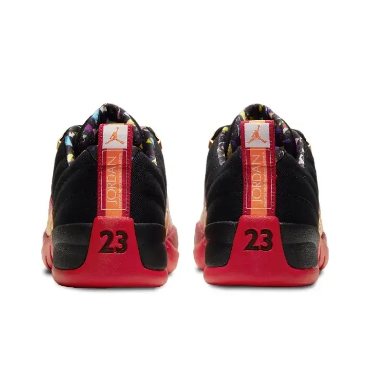 Brand New Sealed With Original Shoe Box Unisex Low Top Basketball Sneakers Black Red Leather Retro Cushioned Street Fashion Sports Shoes