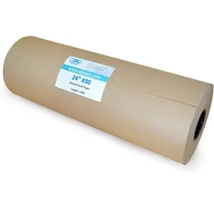 Large Brown Kraft Paper Roll 24" x 1200 feet (14400 inches) Natural Kraft Wrapping Paper for Packing - Perfect Kraft Paper for Void Filling - Kraft Paper for Kids Art Projects