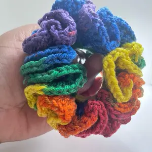 Handmade Jumbo Crochet Scrunchie | Cloud Puff Collection